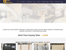 Tablet Screenshot of iranmarble.net